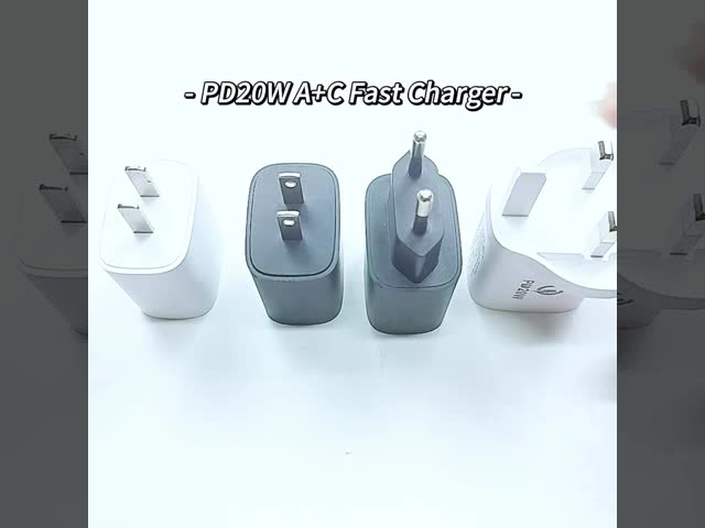 OEM 5V 3A 20W Iphone GaNの速い充電器の超高圧充電器