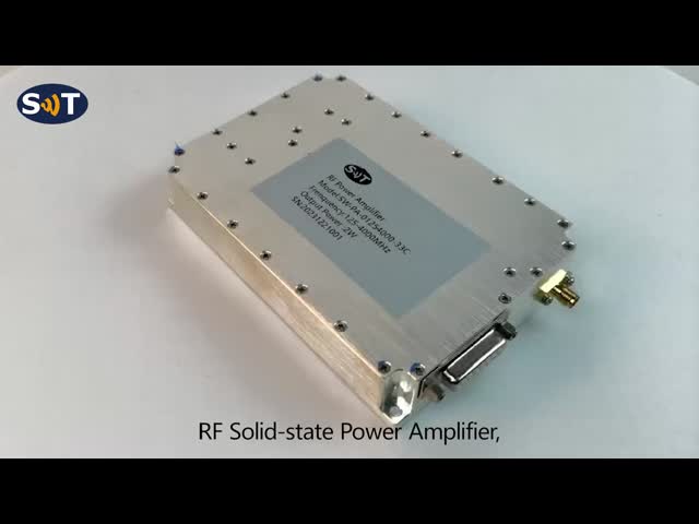 Customized Solid State High Power RF Amplifier 0125-4000MHz 2W 33dBm Microwave Amplifier for Military Communication