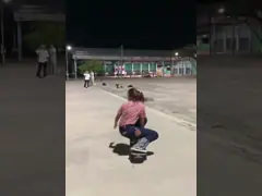 Устойчивый черный уличный серфинг скейтборд наземный серфинг video