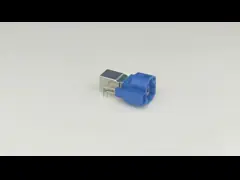 штепсельная вилка цвета c кода соединителя держателя PCB 4+2Pin HSD голубая прямоугольная для автомобиля video