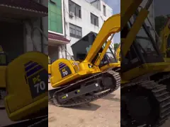 Подержанный мини-экскаватор Komatsu PC70 PC78 PC200 PC220 PC300 PC400 PC450 Хорошая цена video