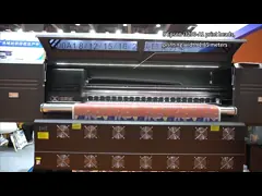 Текстильный принтер с сублимацией красителей 2,2 м 8 шт I3200 video