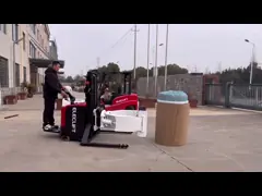 with roll clamp Full Electric Pallet Stacker 210Ah With heigh load capaicty