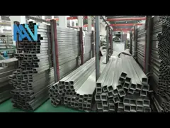 316 304 Нержавеющая сталь прямоугольная труба сварная / бесшовная SS квадратная труба video