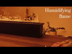 Улучшите свое пространство с помощью пульта дистанционного управления встроенный водяной парный камин самостоятельный дизайн video