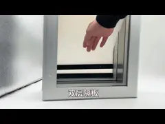 Прочные серебряные алюминиевые двери PET большие средние / маленькие кошачьи двери video