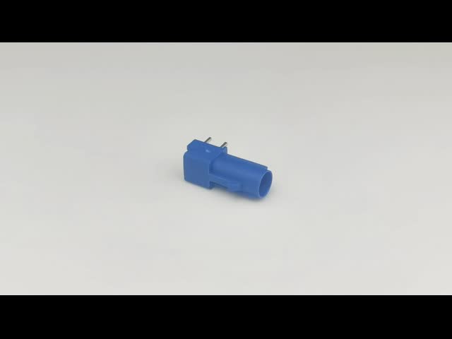 Cコード青い色FAKRA PCBのコネクターPCBの台紙のRigntの角度のプラグ
