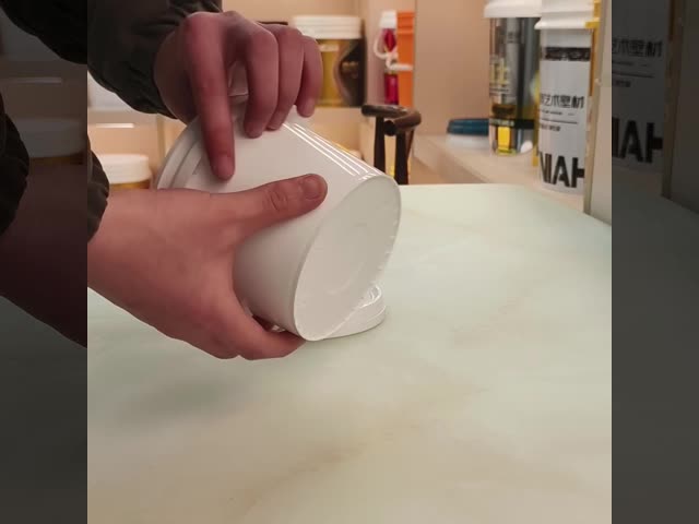 PP素材 1リットルのプラスチックバケツ 蓋付き 紫外線耐性 腐食防止