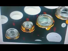 30 мл 50 мл Электропластика Золото Серебро Стекло Спрей Косметическая бутылка Золотая косметическая бутылка Эфирного масла video