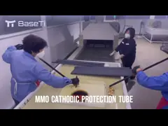 Генератор гипохлорита натрия Титановый анод Иридийный оксид для очистных сооружений video