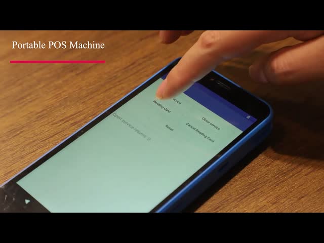 Conectividade sem fio Wi-Fi Smart POS Terminal com 1 GB de RAM e Dia 40mm impressora térmica