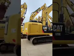 Мощные японские импортированные экскаваторы CAT 320E video