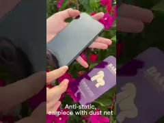 Черно-белая антистатическая антиотблескивая защитная пленка для iPhone 5s video