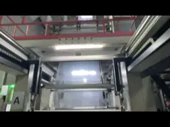 50 uM Filtro de polietileno monoaxialmente orientado branco translúcido para embalagens