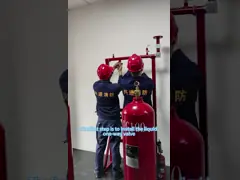 IG100 Inert Gas Fire Suppression System Automatic Actuation 17.2Mpa Working Pressure