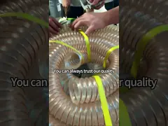 100 125 150 mm PU Schlauch Fegenrohr Staub Sammlung Weichrohr Holzbearbeitung
