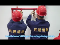 Простая установка Система подавления пожара с инертным газом Автоматическое или ручное запуск video