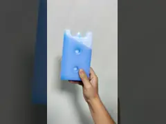 PCM Заполняемые морозильные блоки 400 мл Многоразовые пакеты с льдом для обеденных пакетов video