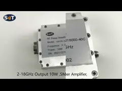 Módulo de comunicación de banda Ku de 2-18 GHz PSat 50 W Amplificador de potencia RF lineal con tecnología Ldmos video
