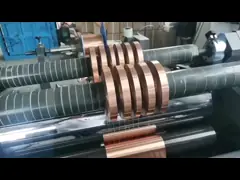 Высокая точность узкополосной пленки нетканой ткани режущая машина переворачивающая машина продольная режущая машина video