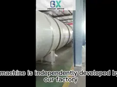 400kg χωρητικότητα Βιομηχανική μηχανή στεγνωτήρα κατάψυξης Bitzer ψύξη