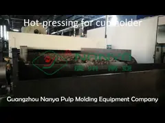 Заливка формы 2 упаковала несущую чашки/держателя пульпы чашку плашек прессформы video