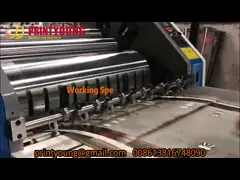 BK-1100 полуавтоматическая картонная к картонной бумаге ламинирующая машина 380В video