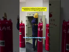 Red Automatic Fire Extinguisher 4L Capacity 14-16 Bar Working Pressure