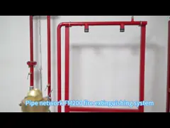 Система трубопроводной сети FM200 с низким уровнем технического обслуживания и высокой безопасностью с расширенными функциями video