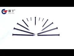 Стальные черные бетонные гвозди для каменных стен гладкий тип ствола video