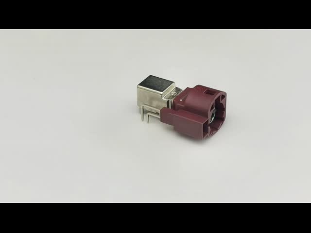 FAKRA HSD Connector PCB Mount 4+2 Conector de pin de contato para rádio de carro
