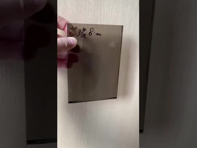 bronze glass