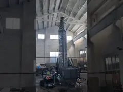 Портативная башня сотовой станции Портативная телескопическая башня COW 30 м video