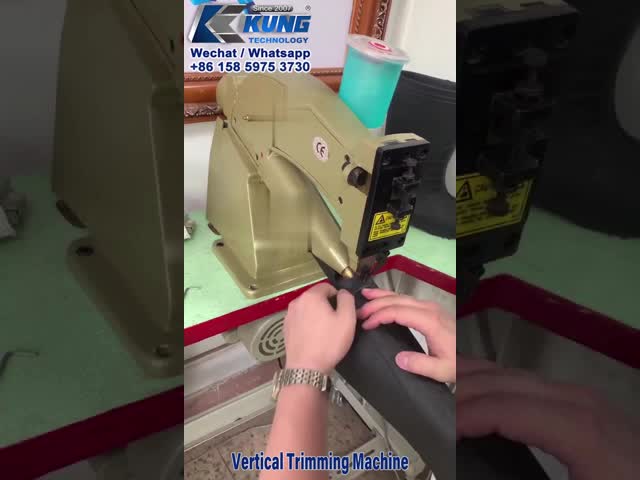 Máquina de cortar sapatos vertical personalizada 1 ano de garantia