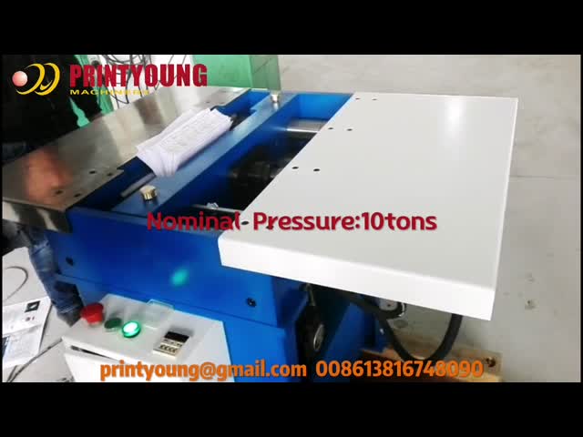 YP-480 Hydraulic Hard Cover Book Presser Machine 10 Tons Nominal Pressure video