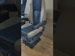 Сиденье с воздушной подвеской для грузовика Volvo Dump Truck Shool Автобус водительское сиденье вентиляция отопление video