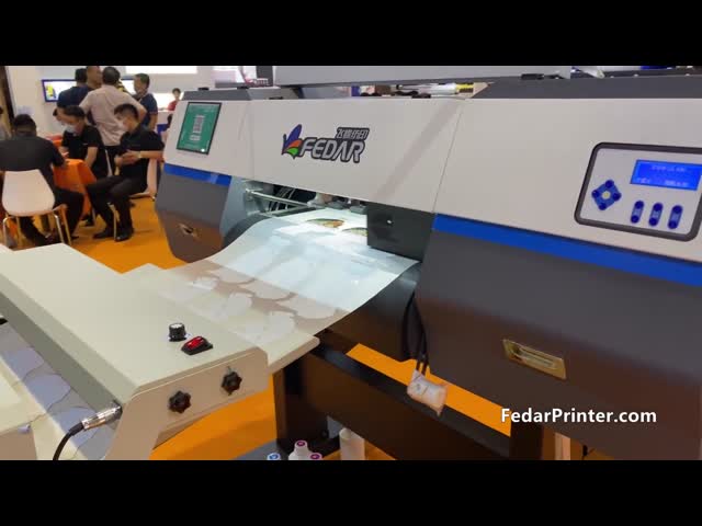 デュアルヘッドDTFプリンター 60cm XP600 A3印刷機 粉末シャイカー用 スクールバッグ/靴用