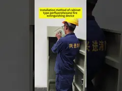 red NOVEC 1230 Fire Suppression System Superior Fire Protection For Your Business