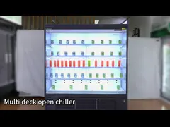 Supermarket Fridge Multi Deck Open Chiller for Display Fruit Vegetable Product Videos,Supermarket Fridge Multi Deck Open Chiller for Display Fruit Vegetable Product Video Channel
