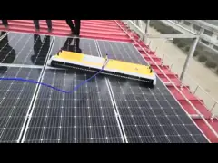 Портативный робот для очистки солнечных панелей video