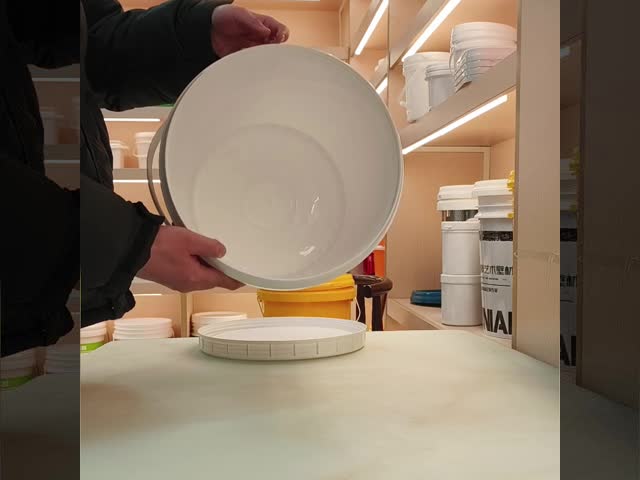 10l 15l 20l 丸いプラスチックバケツ オイルバケツ 耐熱