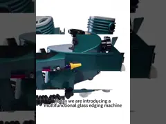 Машина для отделки стекла из нержавеющей стали для безупречных результатов video