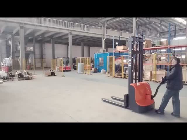 1700mm 完全電気パレット スタッカー ハンド フォークリフト 2.2Kw