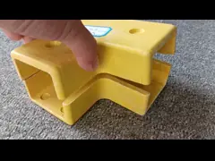 FRP соединители рулевые фитинги стекловолокнистые трубы трубы 50 мм SMC двухсторонний угол FRP трубы аксессуары video