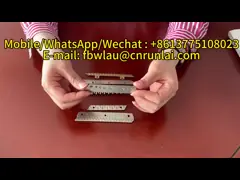 Professional Steel Textile Machine Spare Parts Stenter Needle  Pin Plate