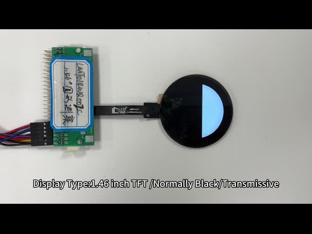 1.46/1.54/2.1/3.4 インチ SMOG ガラス IPS 円形 TFT LCD ディスプレイ スマートウォッチ用