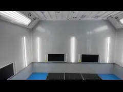 Четыре листы металла передние двери автобуса распылителя кабины с высокой вместимостью вентилятора video