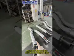 600 градусов Транспортные средства Выхлопные газы Извлечение после очистки DPF с двумя трубами одной трубы и тележки video