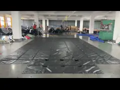 Простая ткань с покрытием из ПВХ уникальная плоская подстилка для наружного использования 20x20 ПВХ покрытые брезентные стальные брезенты video