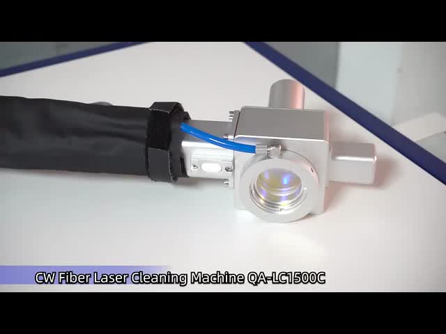 Máquina de limpeza do laser dos grafittis móveis do caso para a remoção de oxidação